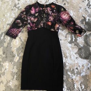 Ted Baker Shadow Floral Sheath Dress